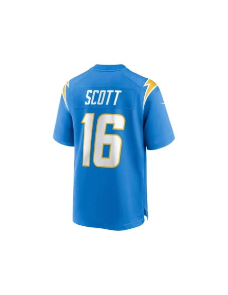 Mens Los Angeles Chargers JK Scott Powder Blue Game Jersey