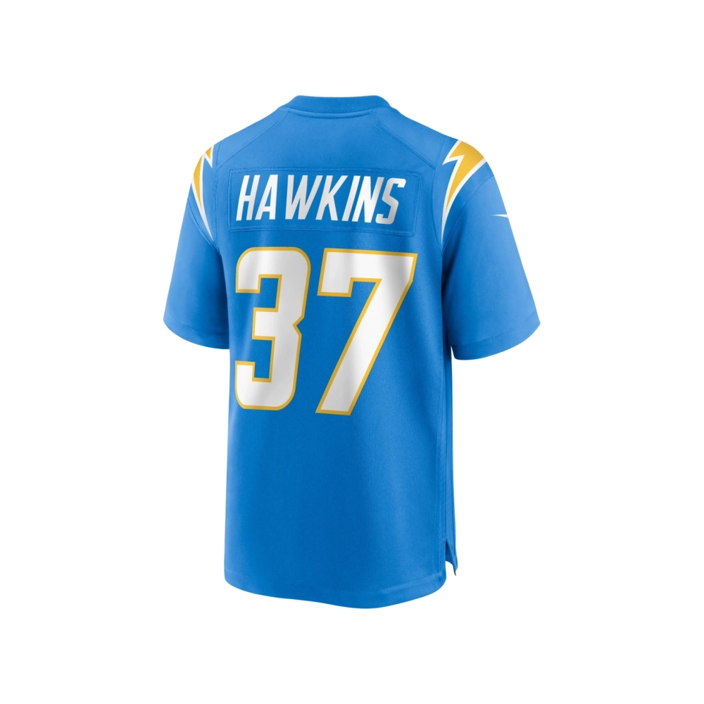 Mens Los Angeles Chargers Jaylinn Hawkins Powder Blue Game Jersey