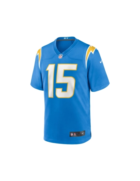 Mens Los Angeles Chargers Jalen Guyton Powder Blue Game Player Jersey