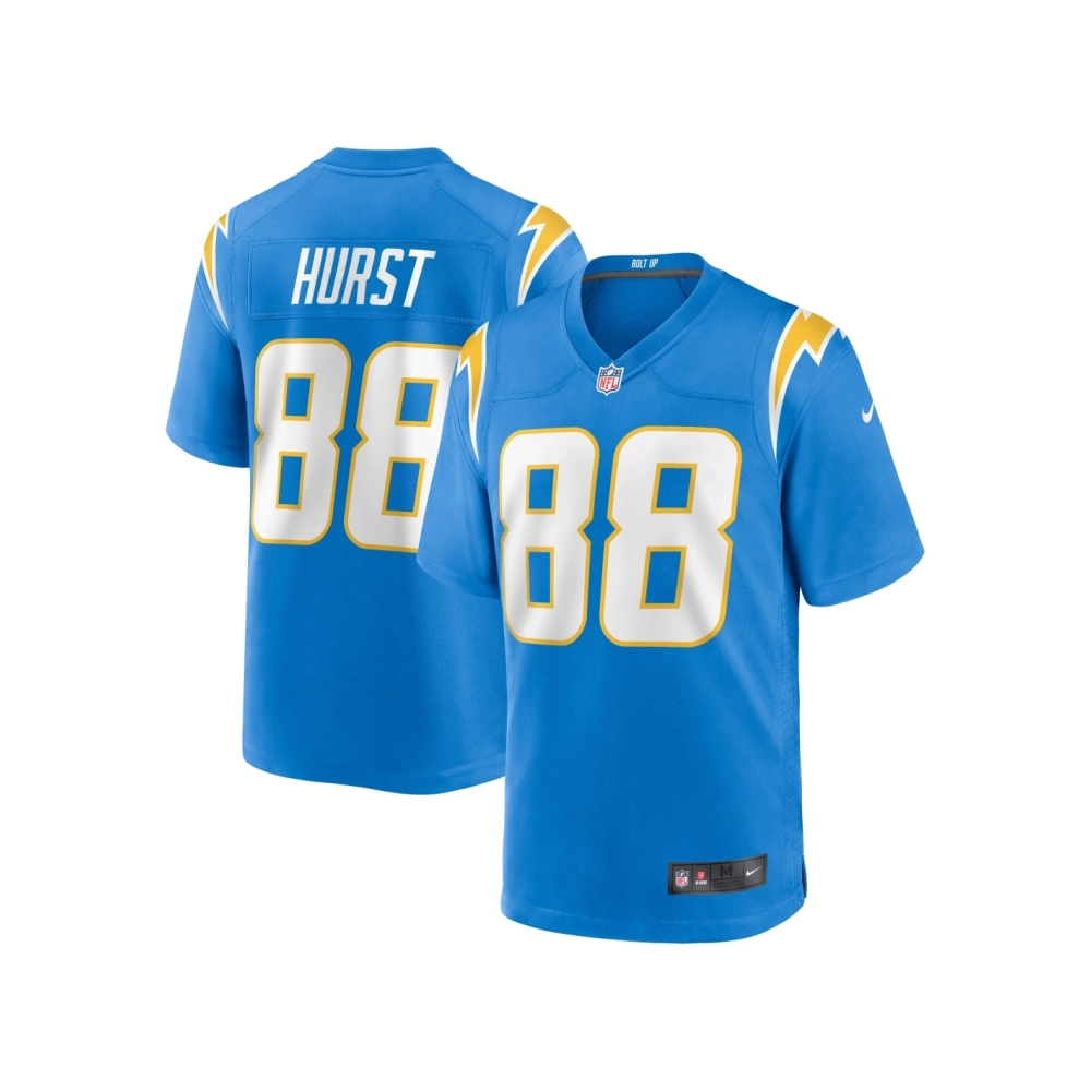 Mens Los Angeles Chargers Hayden Hurst Powder Blue Game Jersey