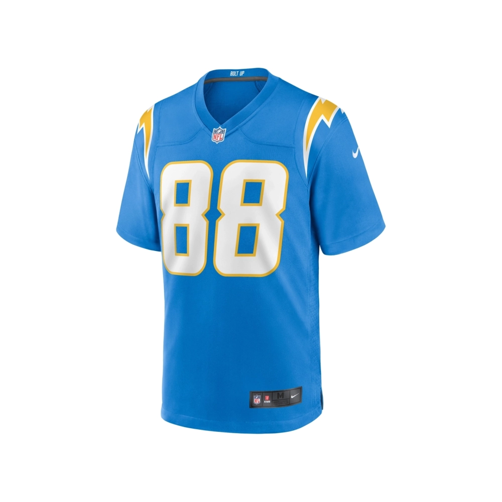 Mens Los Angeles Chargers Hayden Hurst Powder Blue Game Jersey