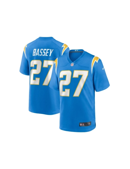 Mens Los Angeles Chargers Essang Bassey Powder Blue Game Jersey