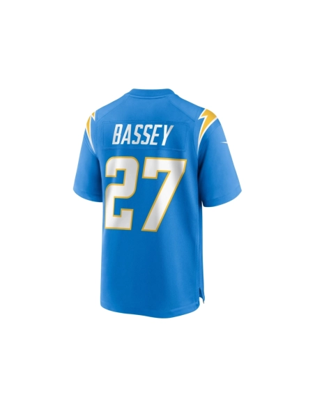 Mens Los Angeles Chargers Essang Bassey Powder Blue Game Jersey
