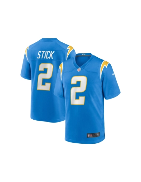 Mens Los Angeles Chargers Easton Stick Powder Blue Game Jersey