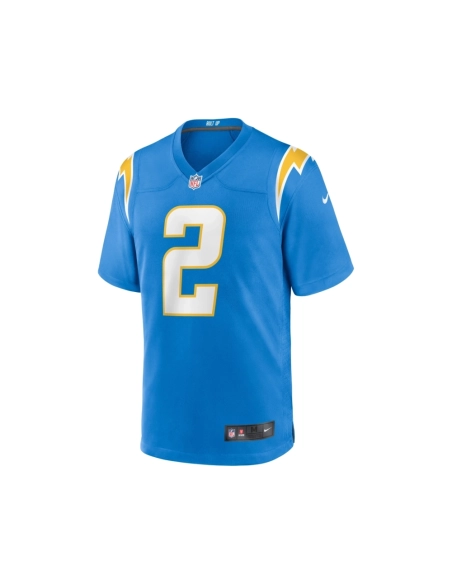 Mens Los Angeles Chargers Easton Stick Powder Blue Game Jersey