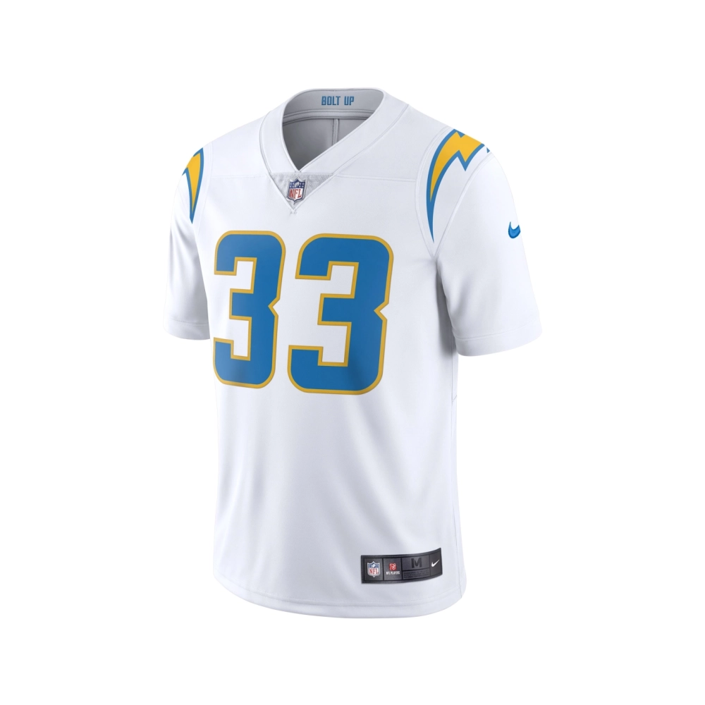 Mens Los Angeles Chargers Derwin James White Vapor Limited Jersey