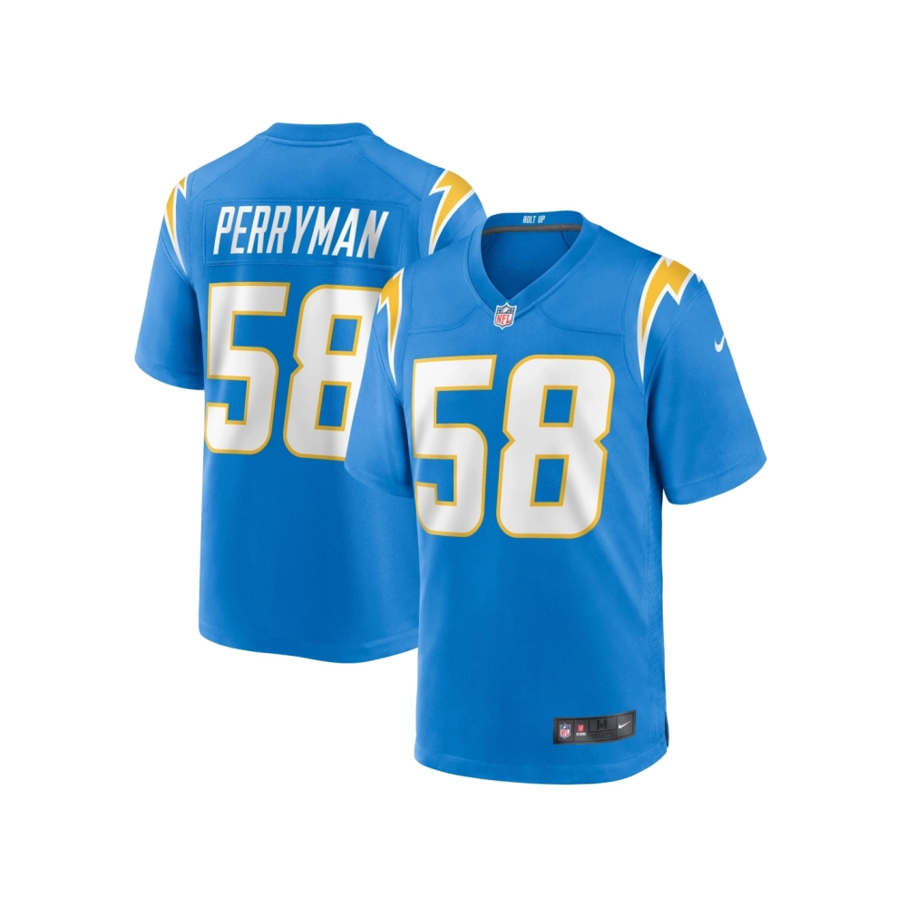 Mens Los Angeles Chargers Denzel Perryman Powder Blue Game Jersey