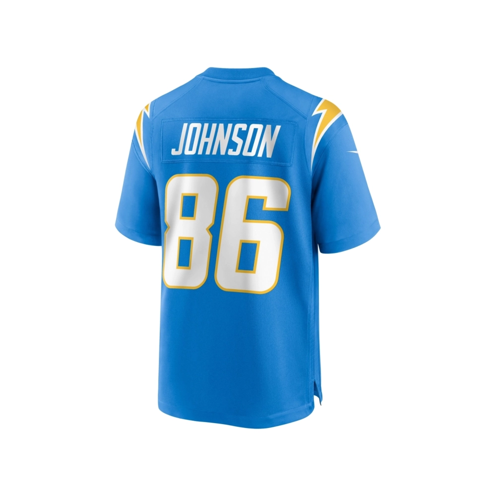 Mens Los Angeles Chargers Cornelius Johnson Powder Blue Team Game Jersey
