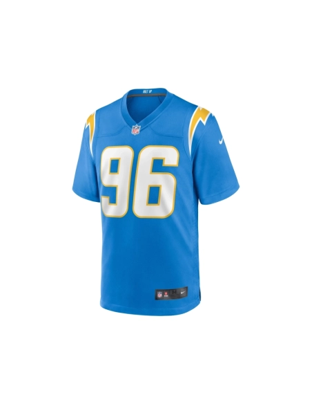 Mens Los Angeles Chargers Christian Covington Powder Blue Team Game Jersey