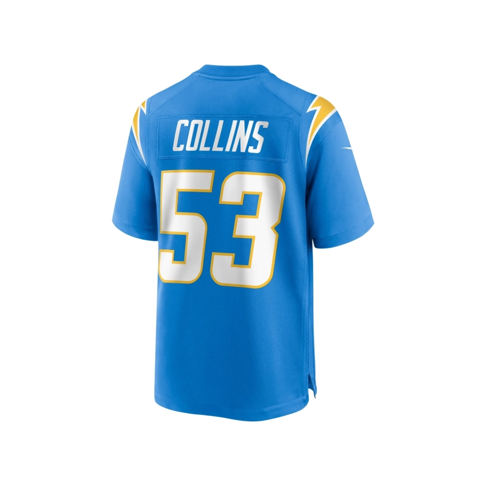 Mens Los Angeles Chargers Chris Collins Powder Blue Team Game Jersey