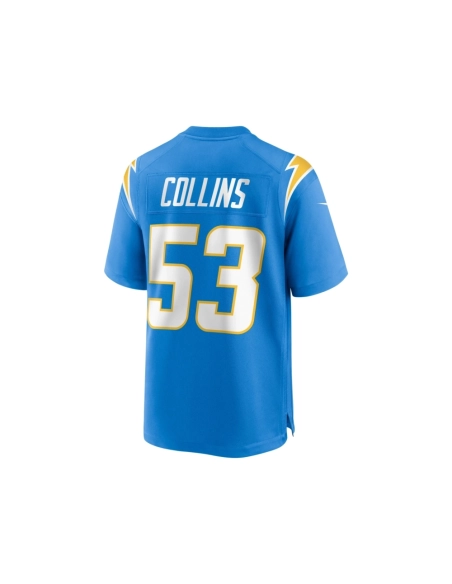 Mens Los Angeles Chargers Chris Collins Powder Blue Team Game Jersey