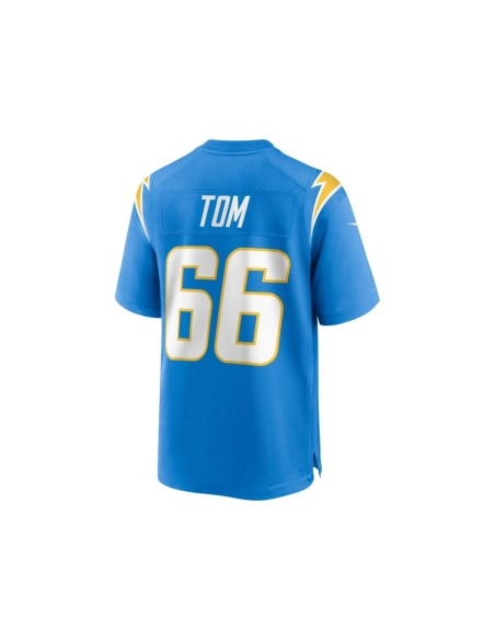 Mens Los Angeles Chargers Cameron Tom Powder Blue Game Jersey