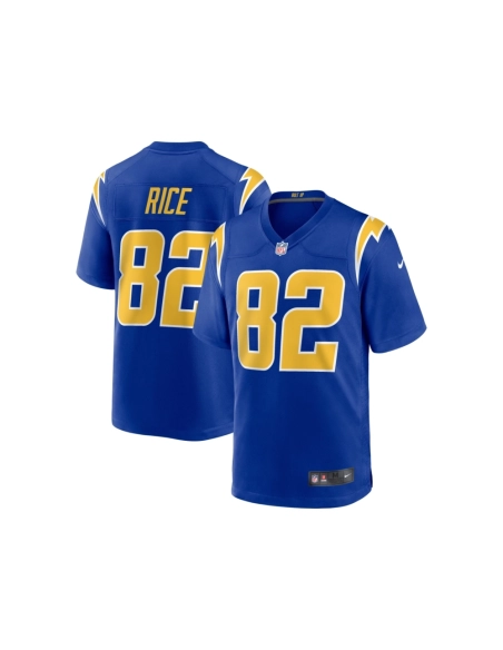 Mens Los Angeles Chargers Brenden Rice Royal 2024 NFL Draft 2nd Alternate Game Player Jersey