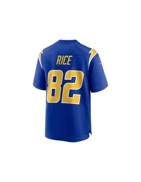 Mens Los Angeles Chargers Brenden Rice Royal 2024 NFL Draft 2nd Alternate Game Player Jersey