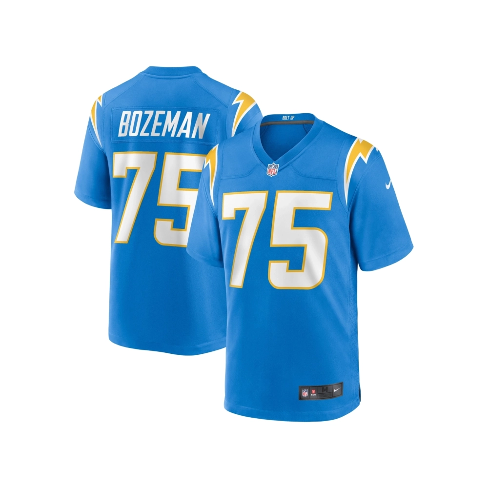 Mens Los Angeles Chargers Bradley Bozeman Powder Blue Game Jersey
