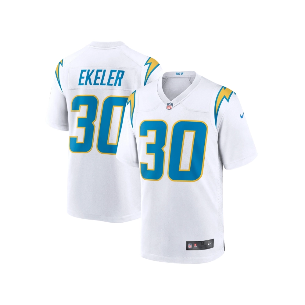 Mens Los Angeles Chargers Austin Ekeler White Game Jersey