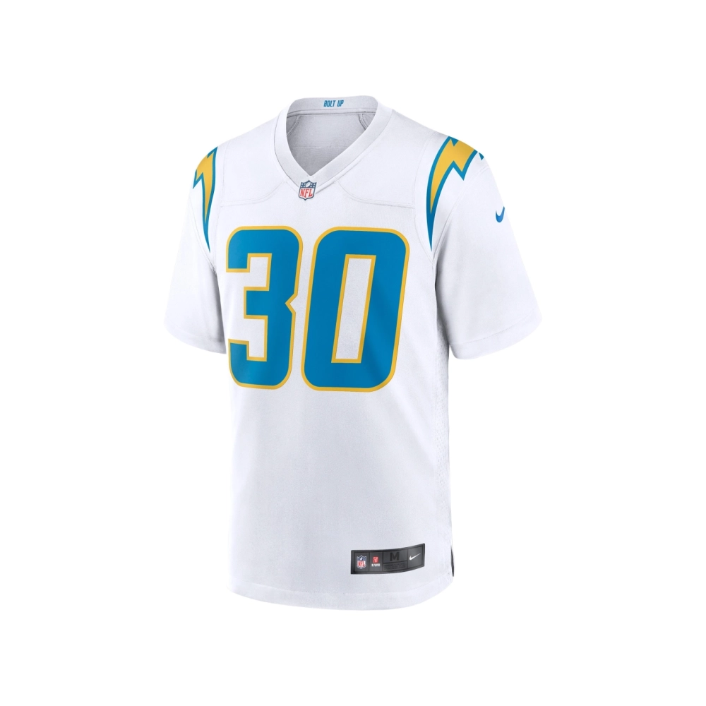 Mens Los Angeles Chargers Austin Ekeler White Game Jersey