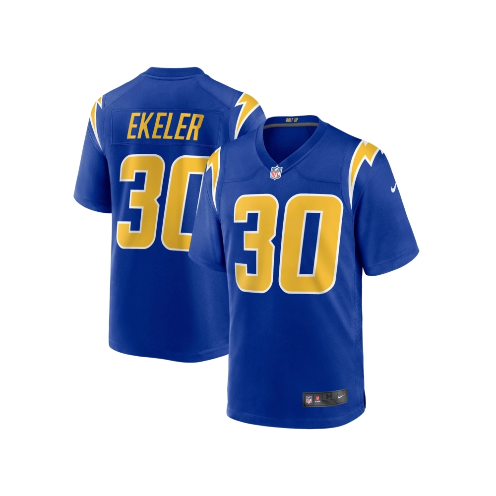 Mens Los Angeles Chargers Austin Ekeler Royal Game Jersey