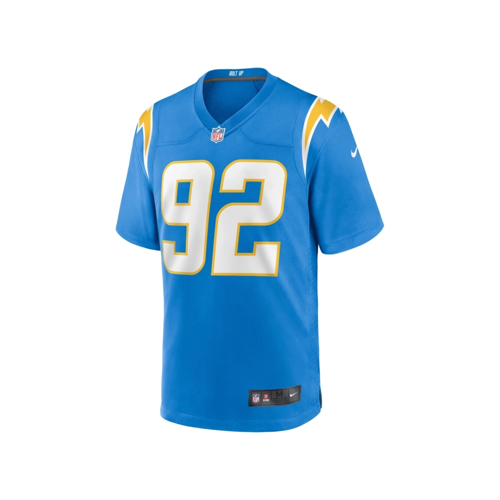 Mens Los Angeles Chargers Andrew Farmer Powder Blue Team Game Jersey