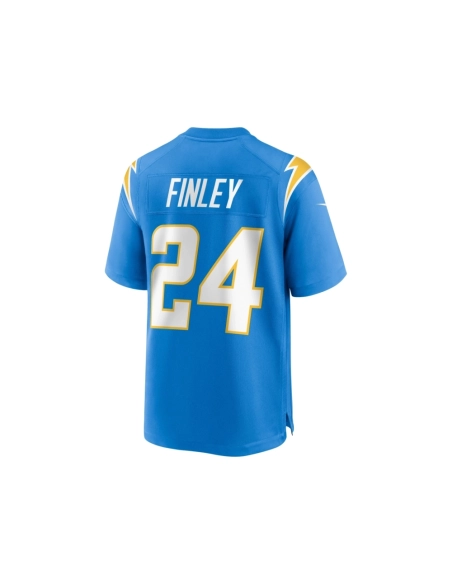 Mens Los Angeles Chargers AJ Finley Powder Blue Team Game Jersey