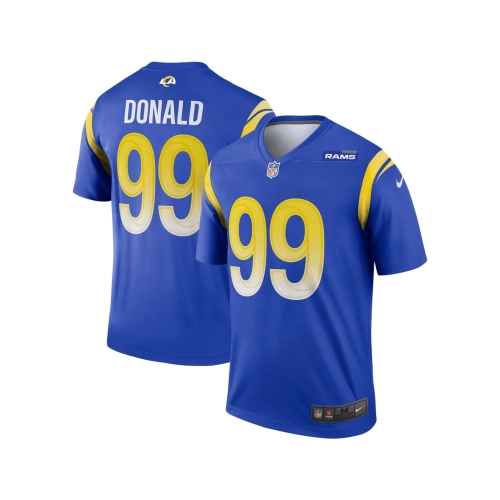 Mens Los Angeles Rams Aaron Donald Royal Legend Jersey