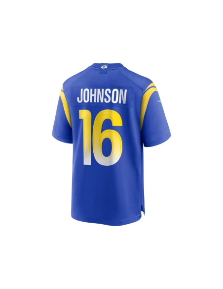 Mens Los Angeles Rams Tyler Johnson Royal Team Game Jersey