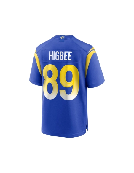 Mens Los Angeles Rams Tyler Higbee Royal Game Player Jersey