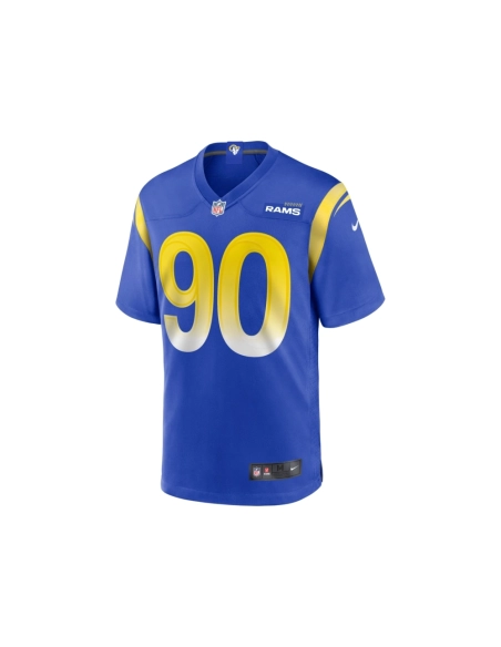 Mens Los Angeles Rams Tyler Davis Royal Team Game Jersey