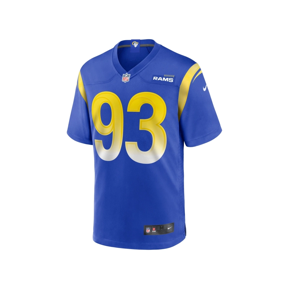 Mens Los Angeles Rams Tuli Letuligasenoa Royal Game Jersey