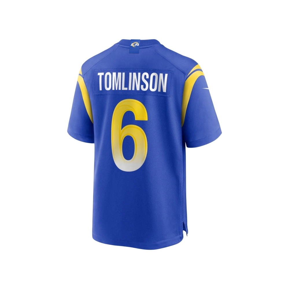 Mens Los Angeles Rams TreVius Hodges-Tomlinson Royal Team Game Jersey