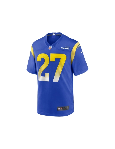 Mens Los Angeles Rams TreDavious White Royal Team Game Jersey
