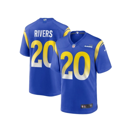 Mens Los Angeles Rams Ronnie Rivers Royal Team Game Jersey