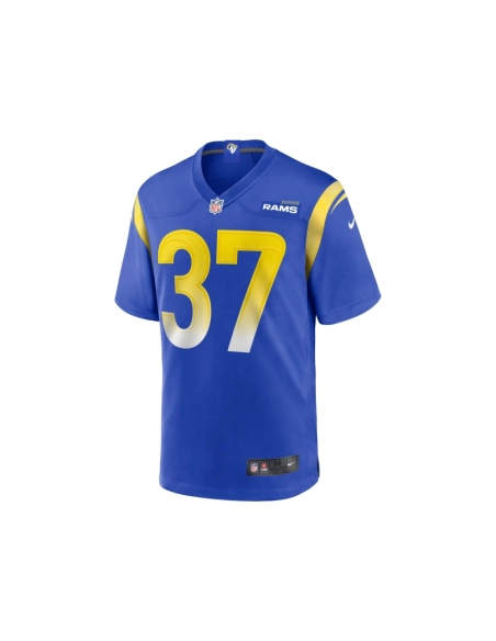 Mens Los Angeles Rams Quentin Lake Royal Game Player Jersey