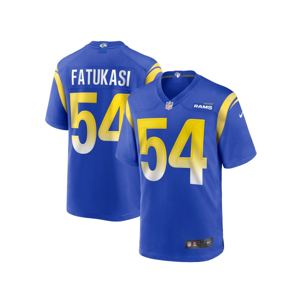 Mens Los Angeles Rams Olakunle Fatukasi Royal Game Jersey