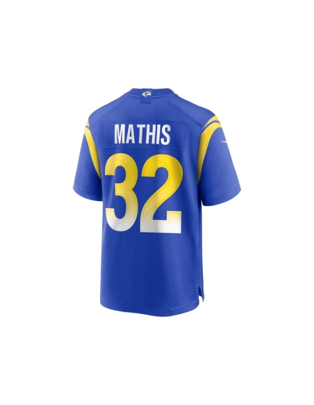 Mens Los Angeles Rams Ochaun Mathis Royal Home Game Jersey