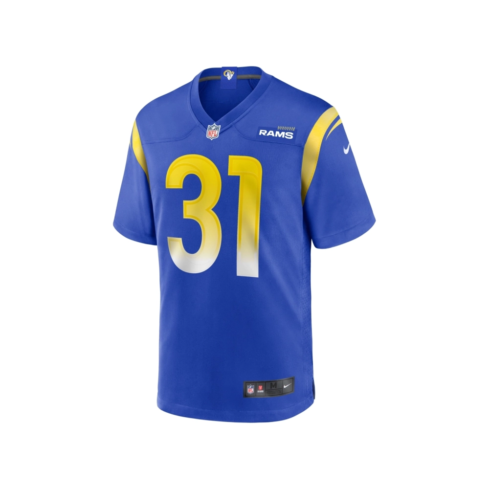 Mens Los Angeles Rams Nick Hampton Royal Home Game Jersey