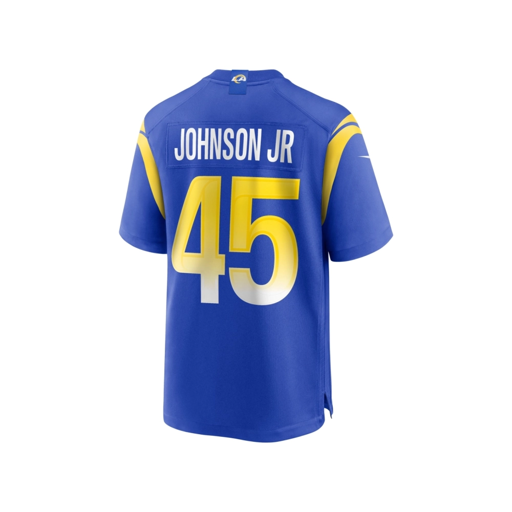 Mens Los Angeles Rams Neal Johnson Jr Royal Game Jersey