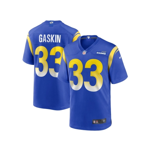 Mens Los Angeles Rams Myles Gaskin Royal Game Jersey