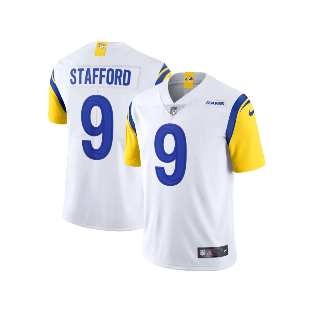 Mens Los Angeles Rams Matthew Stafford White Alternate Vapor Limited Jersey