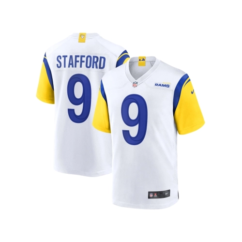 Mens Los Angeles Rams Matthew Stafford White Alternate Game Jersey