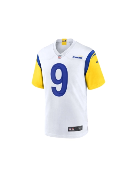 Mens Los Angeles Rams Matthew Stafford White Alternate Game Jersey