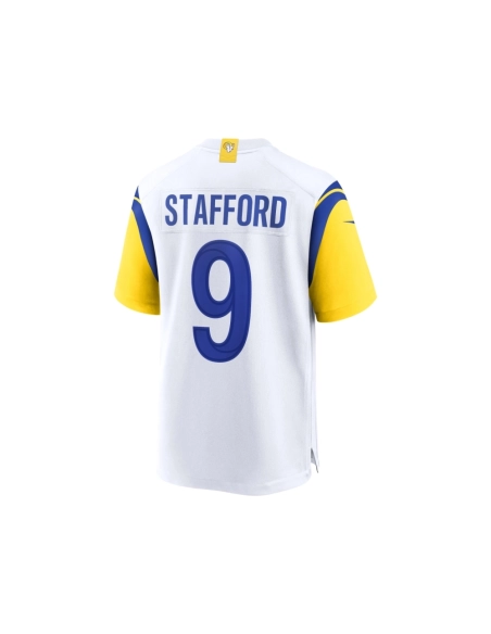 Mens Los Angeles Rams Matthew Stafford White Alternate Game Jersey