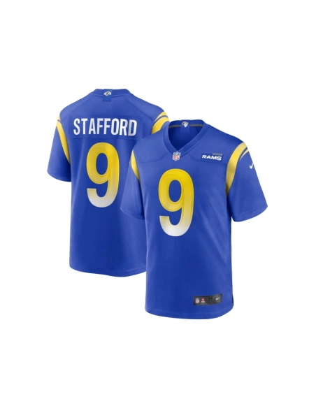 Mens Los Angeles Rams Matthew Stafford Royal Player Game Jersey