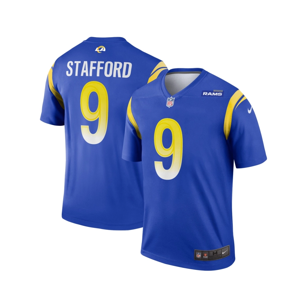 Mens Los Angeles Rams Matthew Stafford Royal Legend Jersey