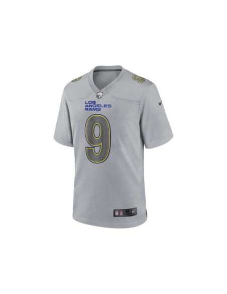 Mens Los Angeles Rams Matthew Stafford Gray Atmosphere Fashion Game Jersey