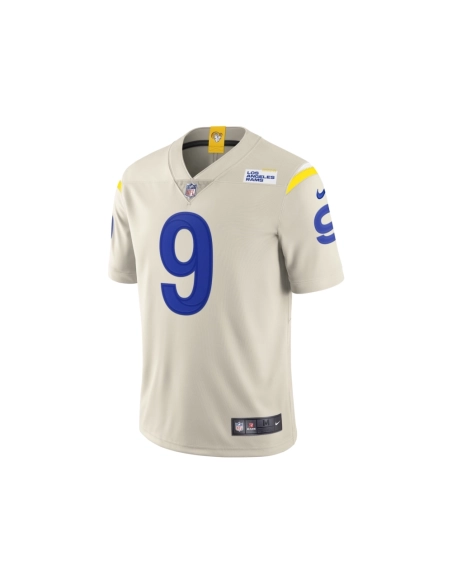 Mens Los Angeles Rams Matthew Stafford Bone Vapor Limited Jersey