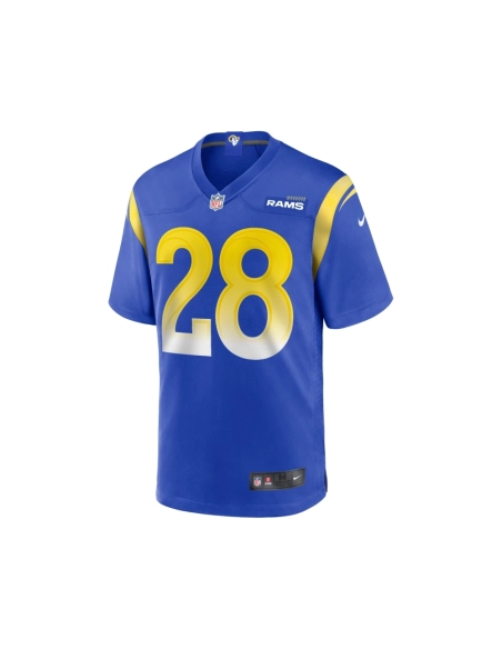 Mens Los Angeles Rams Marshall Faulk Royal Game Retired Player Jersey