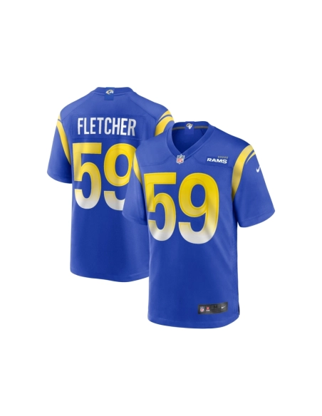 Mens Los Angeles Rams London Fletcher Royal Game Retired Player Jersey