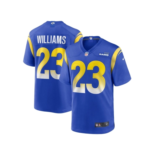 Mens Los Angeles Rams Kyren Williams Royal Game Player Jersey