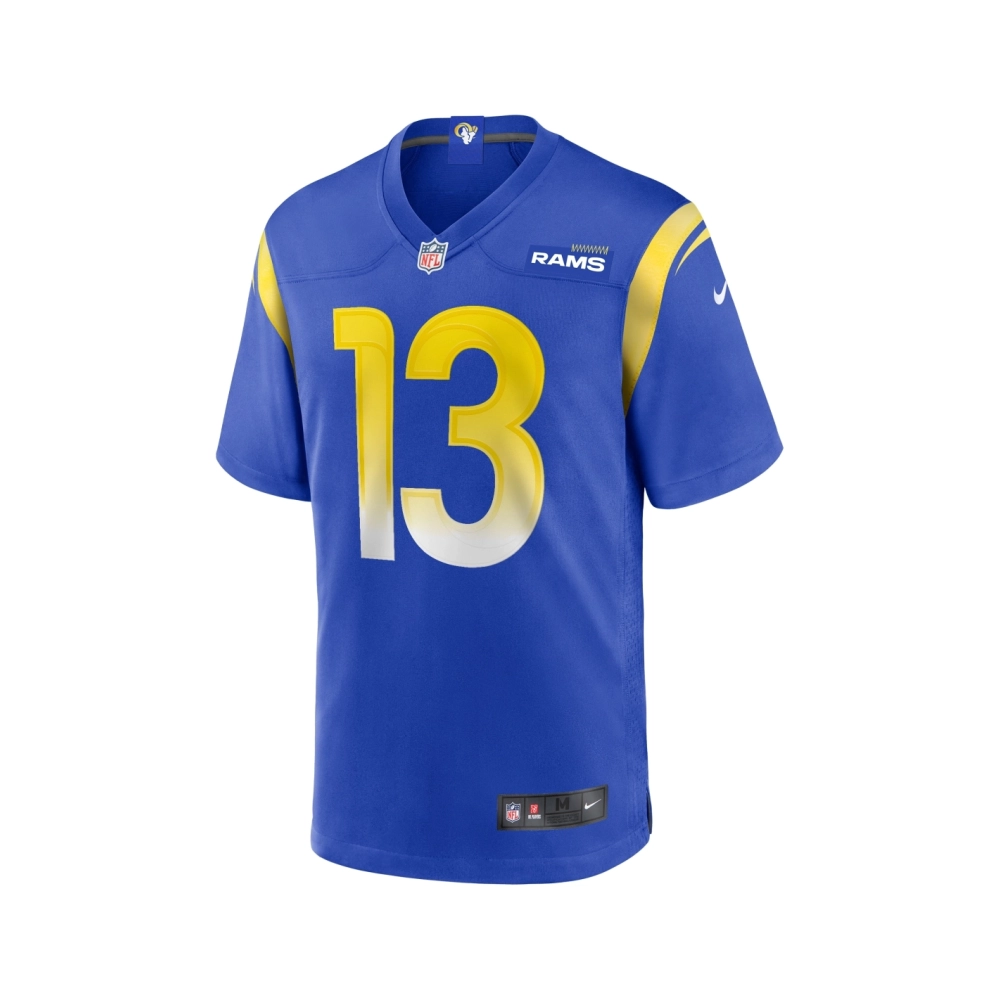 Mens Los Angeles Rams Kurt Warner Royal Game Retired Player Jersey